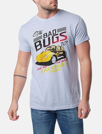 T-shirt manches courtes col rond imprimé