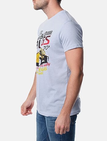 T-shirt manches courtes col rond imprimé