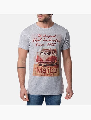 T-shirt manches courtes col rond imprimé