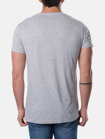 T-shirt manches courtes col rond imprimé