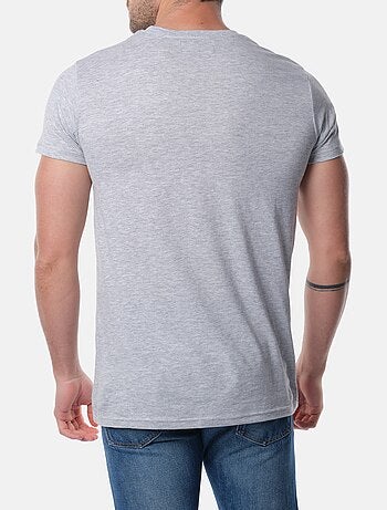 T-shirt manches courtes col rond imprimé