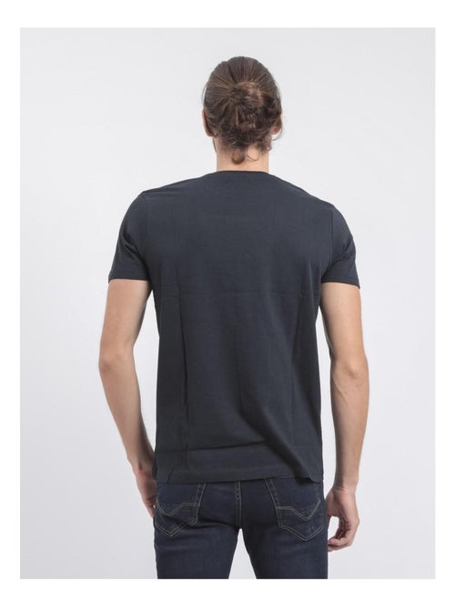 T-shirt manches courtes col rond pur coton JABRUN - Kiabi