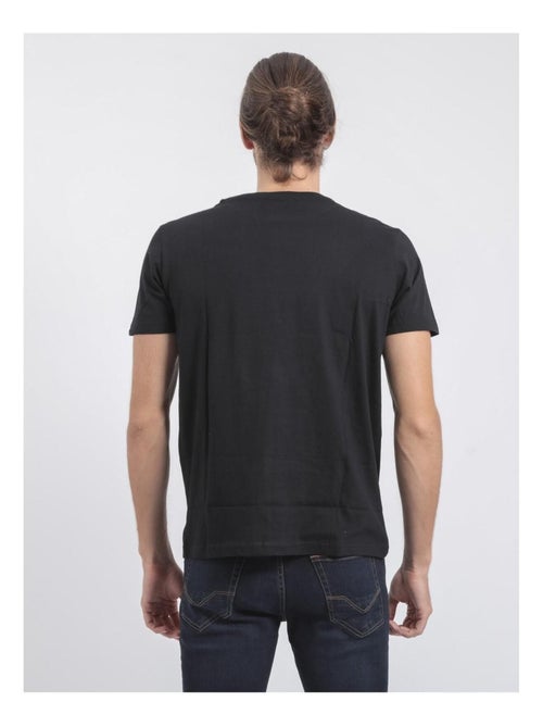 T-shirt manches courtes col rond pur coton JABRUN - Kiabi