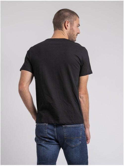 T-shirt manches courtes col rond pur coton JAKITED - Kiabi