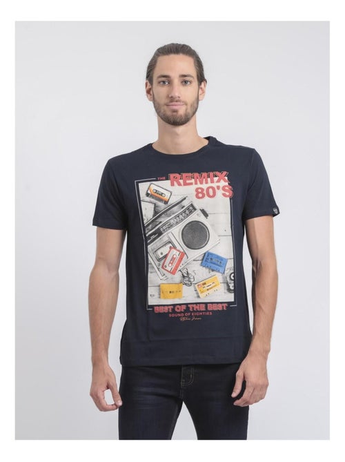 T-shirt manches courtes col rond pur coton JAMIX - Kiabi
