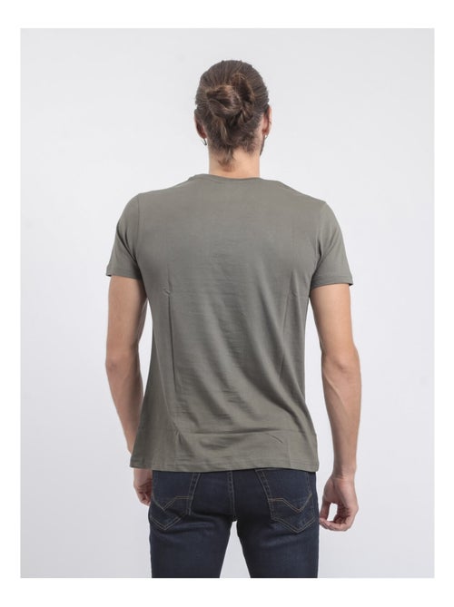 T-shirt manches courtes col rond pur coton JAMIX - Kiabi
