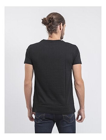 T-shirt manches courtes col rond pur coton JAMIX
