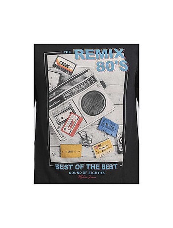T-shirt manches courtes col rond pur coton JAMIX