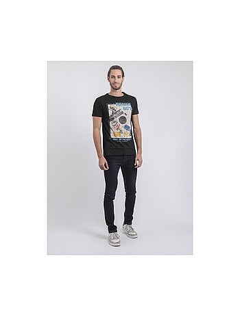 T-shirt manches courtes col rond pur coton JAMIX