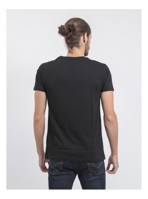 T-shirt manches courtes col rond pur coton JAMIX - Kiabi