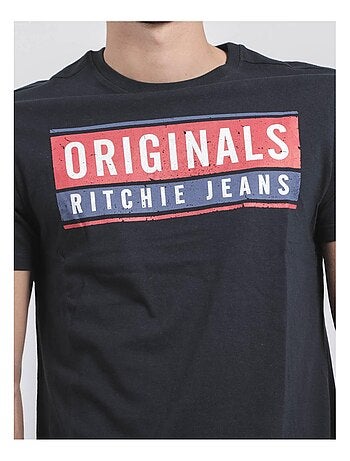 T-shirt manches courtes col rond pur coton JANVILLE