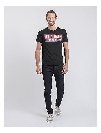 T-shirt manches courtes col rond pur coton JANVILLE