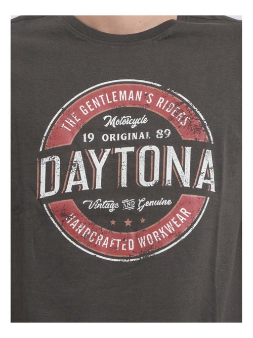 T-shirt manches courtes col rond pur coton JOCOBY - Kiabi