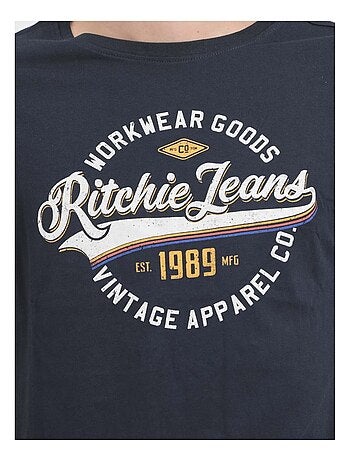 T-shirt manches courtes col rond pur coton JONAK