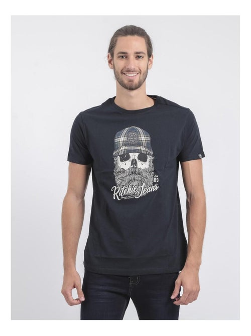 T-shirt manches courtes col rond pur coton JUMAX - Kiabi