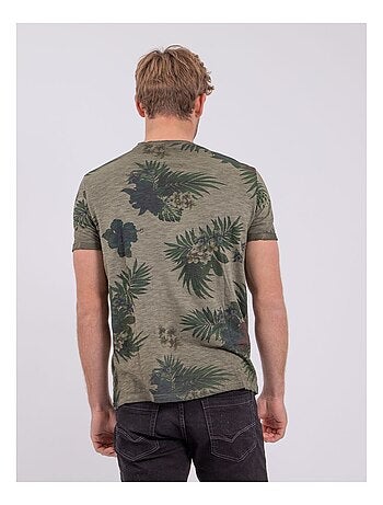 T-shirt manches courtes col rond pur coton NABANE