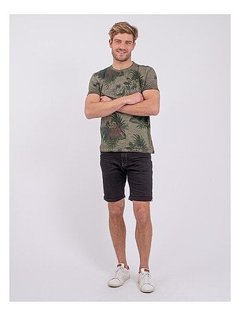 T-shirt manches courtes col rond pur coton NABANE