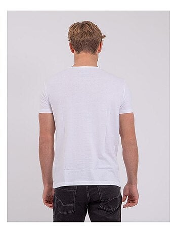 T-shirt manches courtes col rond pur coton NABARZU