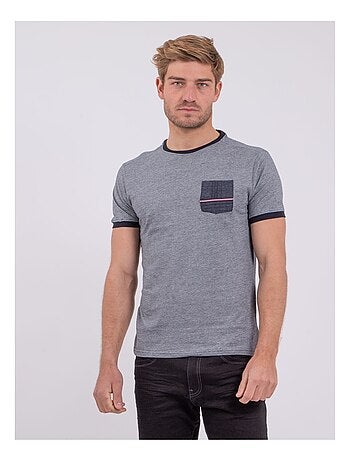 T-shirt manches courtes col rond pur coton NABASTIL