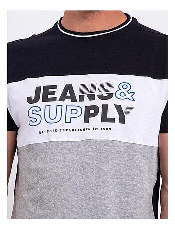 T-shirt manches courtes col rond pur coton NABELO
