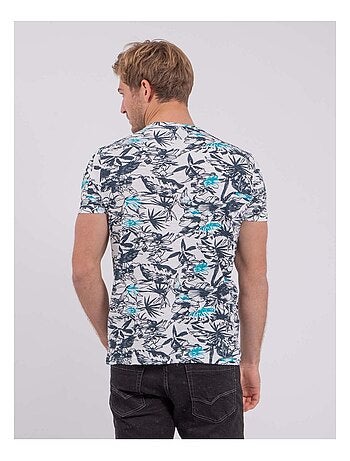 T-shirt manches courtes col rond pur coton NAKIWI