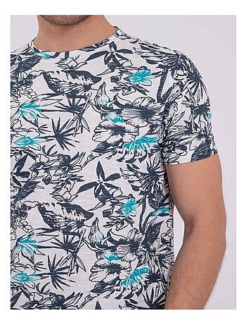 T-shirt manches courtes col rond pur coton NAKIWI