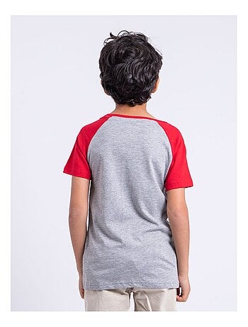 T-shirt manches courtes col rond pur coton NECHIN garçon