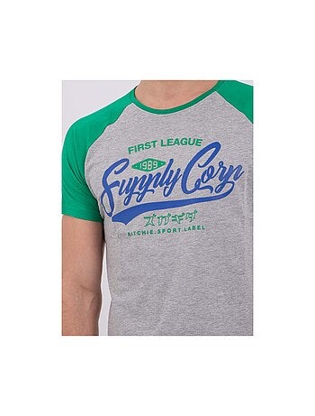 T-shirt manches courtes col rond pur coton NECHIN