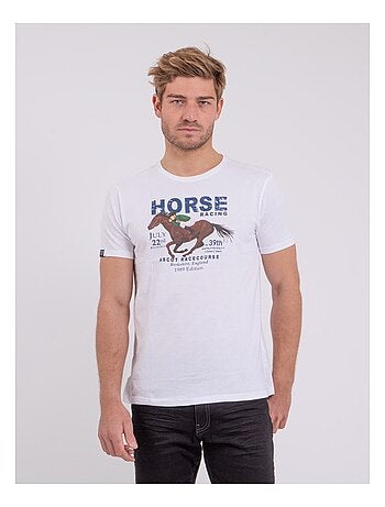 T-shirt manches courtes col rond pur coton NEDER