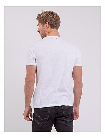 T-shirt manches courtes col rond pur coton NEDER