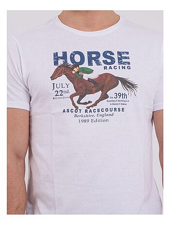 T-shirt manches courtes col rond pur coton NEDER