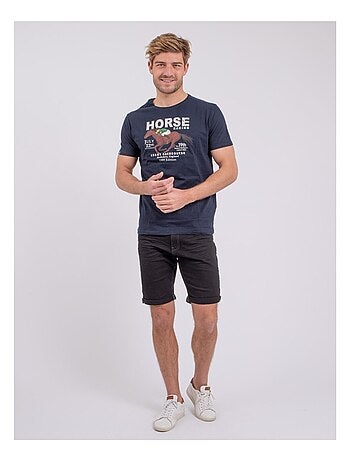 T-shirt manches courtes col rond pur coton NEDER