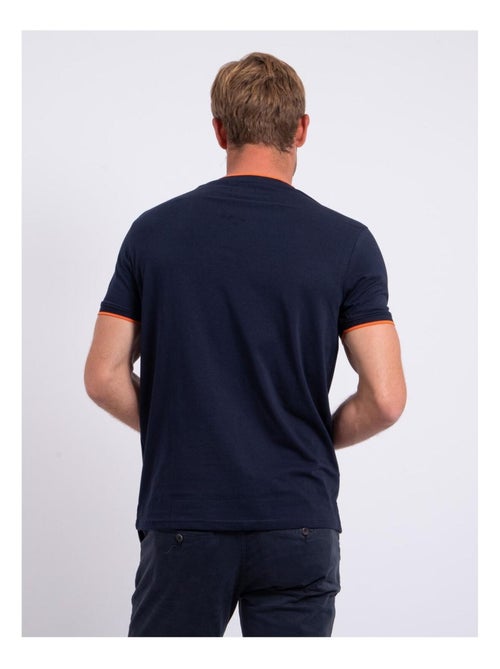 T-shirt manches courtes col rond pur coton NENABAR - Kiabi