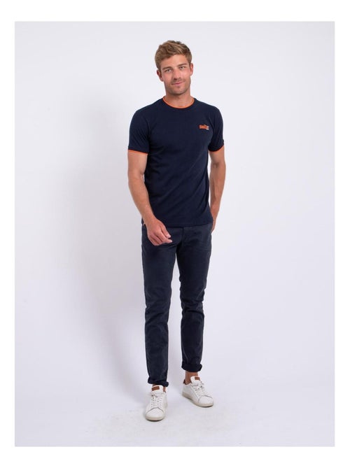 T-shirt manches courtes col rond pur coton NENABAR - Kiabi