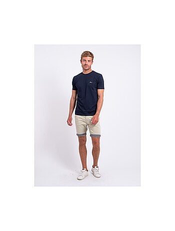 T-shirt manches courtes col rond pur coton NEROTEN