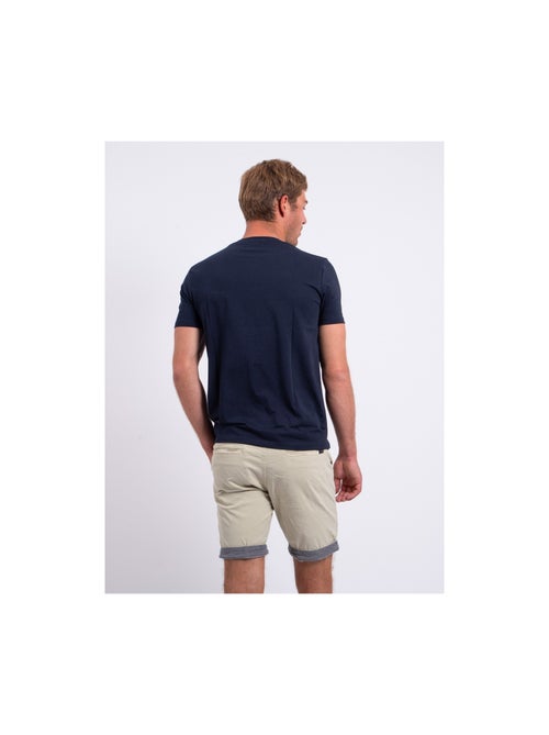 T-shirt manches courtes col rond pur coton NEROTEN - Kiabi