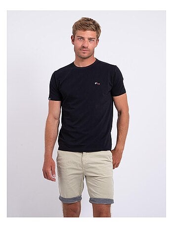 T-shirt manches courtes col rond pur coton NEROTEN