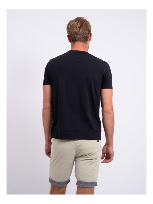 T-shirt manches courtes col rond pur coton NEROTEN - Kiabi