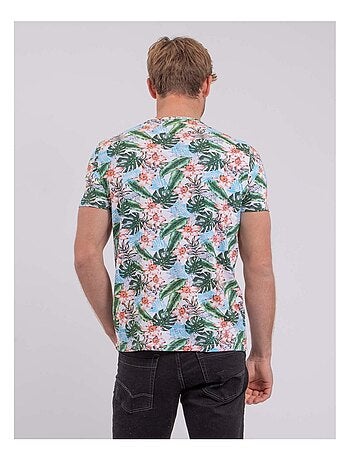 T-shirt manches courtes col rond pur coton NIBOLTA