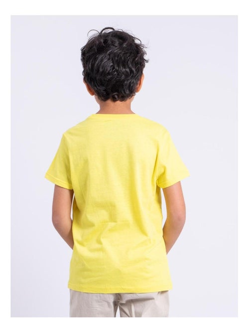 T-shirt manches courtes col rond pur coton NIPETER garçon - Kiabi