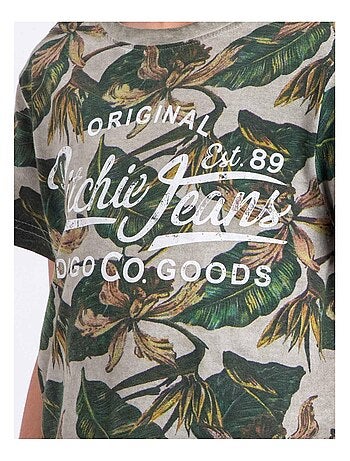 T-shirt manches courtes col rond pur coton NIRAMAX garçon