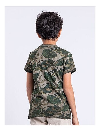 T-shirt manches courtes col rond pur coton NIRAMAX garçon