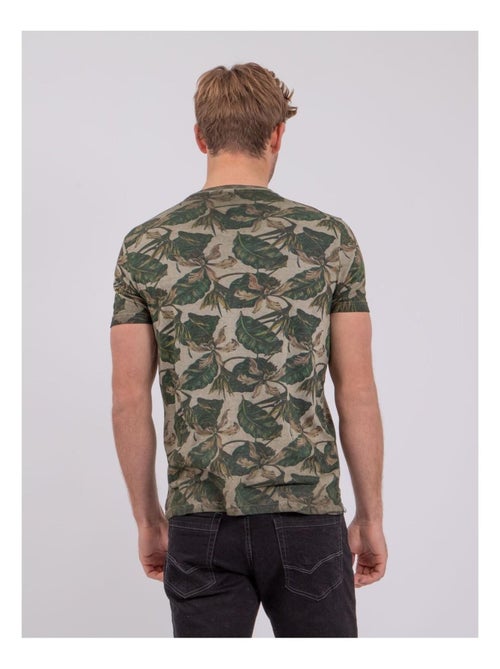 T-shirt manches courtes col rond pur coton NIRAMAX - Kiabi