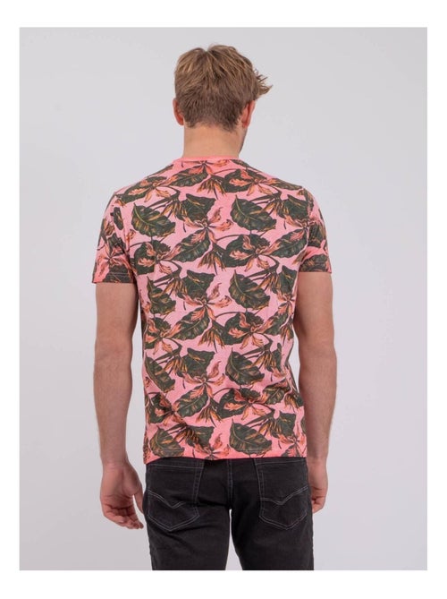 T-shirt manches courtes col rond pur coton NIRAMAX - Kiabi