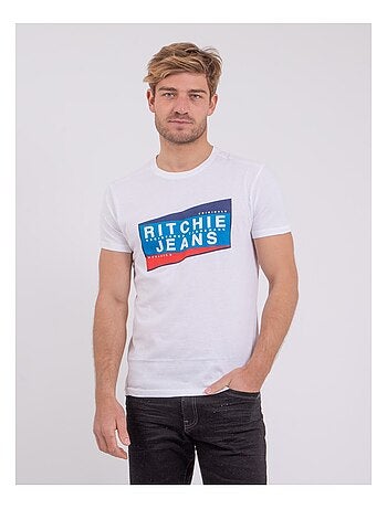 T-shirt manches courtes col rond pur coton NOBLAKE