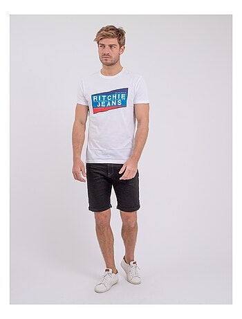T-shirt manches courtes col rond pur coton NOBLAKE