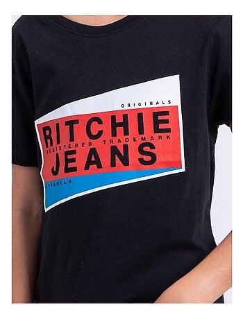 T-shirt manches courtes col rond pur coton NOBLAKE garçon