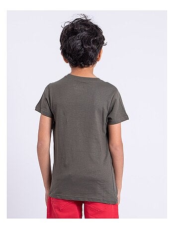 T-shirt manches courtes col rond pur coton NOCIRYL garçon