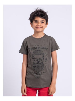 T-shirt manches courtes col rond pur coton NOCIRYL-J