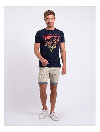 T-shirt manches courtes col rond pur coton NOCLARK